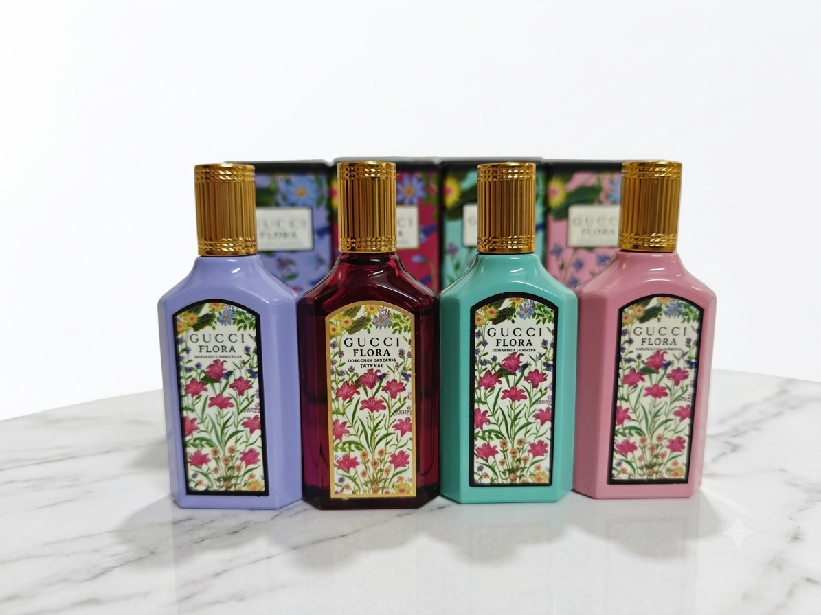 Gucci Flora Gorgeous Eau De Parfum - Jasmine, Gardenia, Gardenia Intense, Magnolia (Combo)