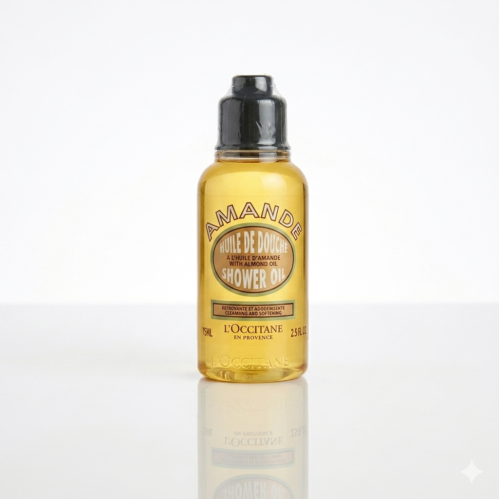 L'Occitane Almond Silver Shower Oil (35ml)
