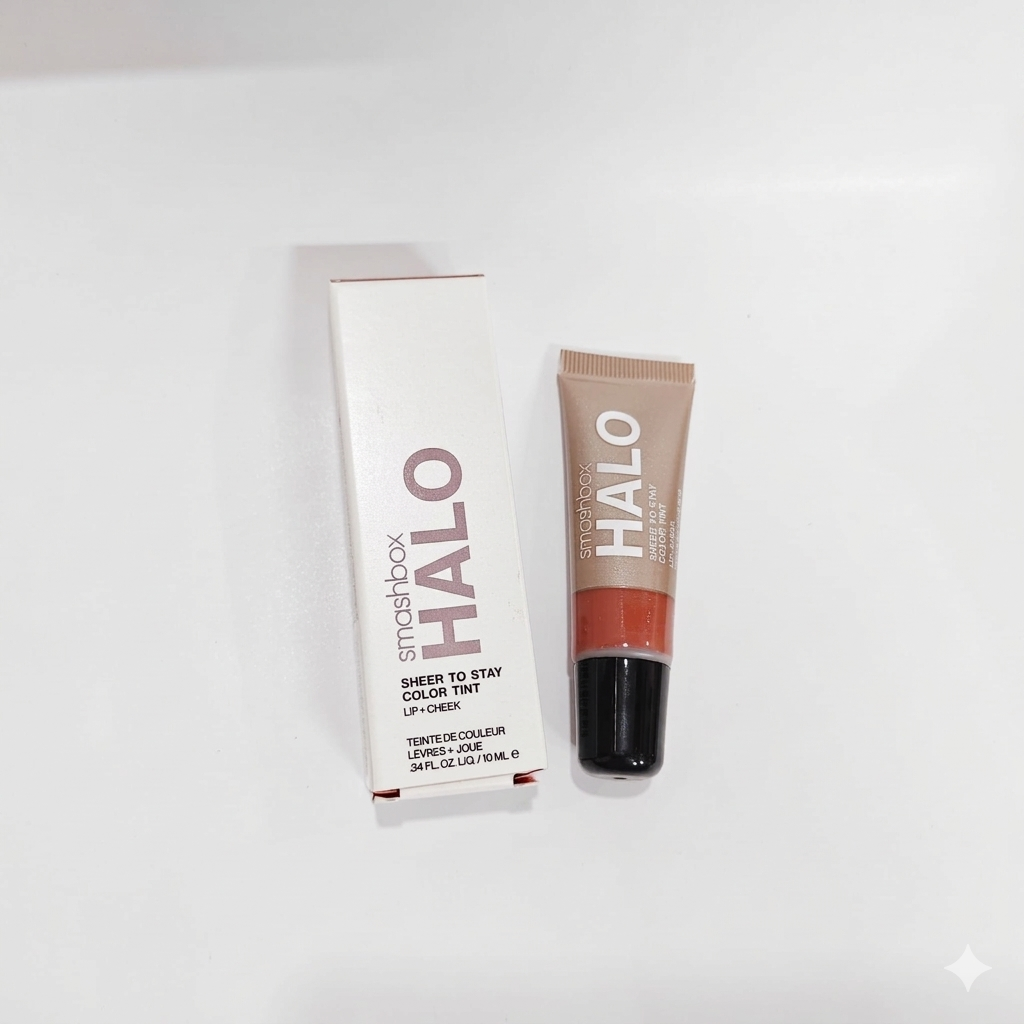Smashbox - Halo Sheer to Stay Clor Tint for Lips and Cheeks in Terracotta/sunset/wisteria