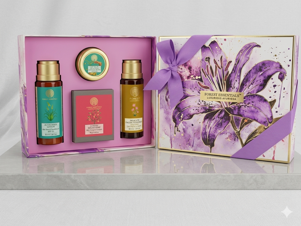 Forest Essentials Skincare Mini Delights Gift Box Set