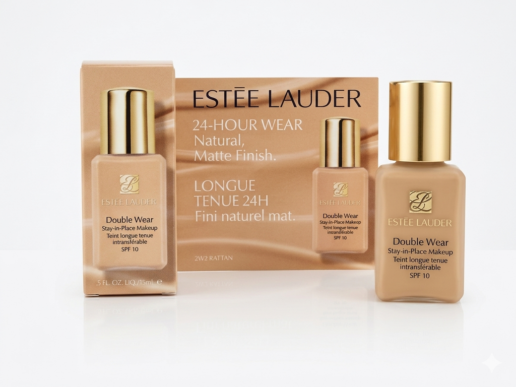 Estée Lauder Double Wear Stay-In-Place Makeup Foundation Rattan and sand mini