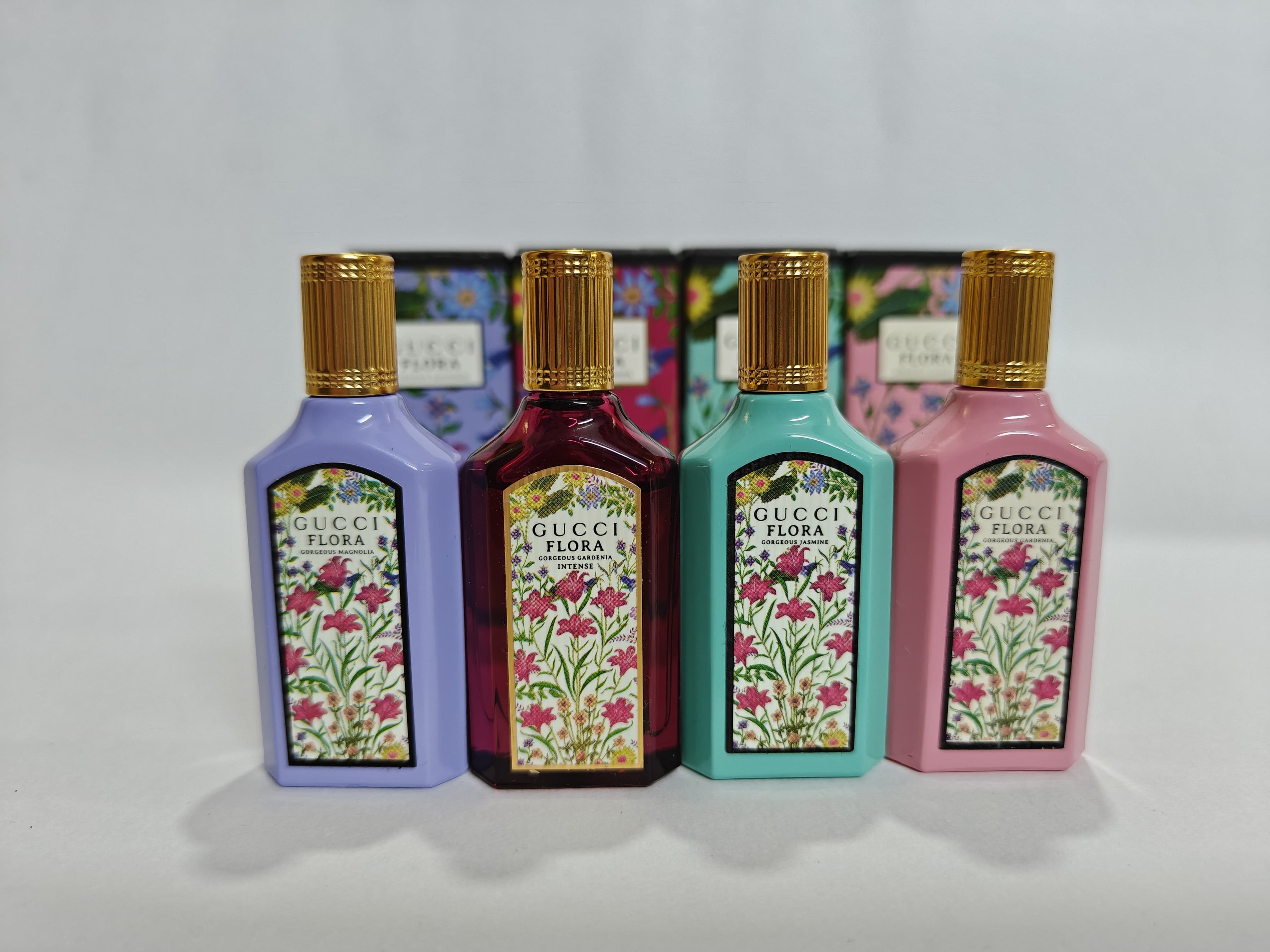 Gucci Flora Gorgeous Eau De Parfum - Jasmine, Gardenia, Gardenia Intense, Magnolia (Combo)