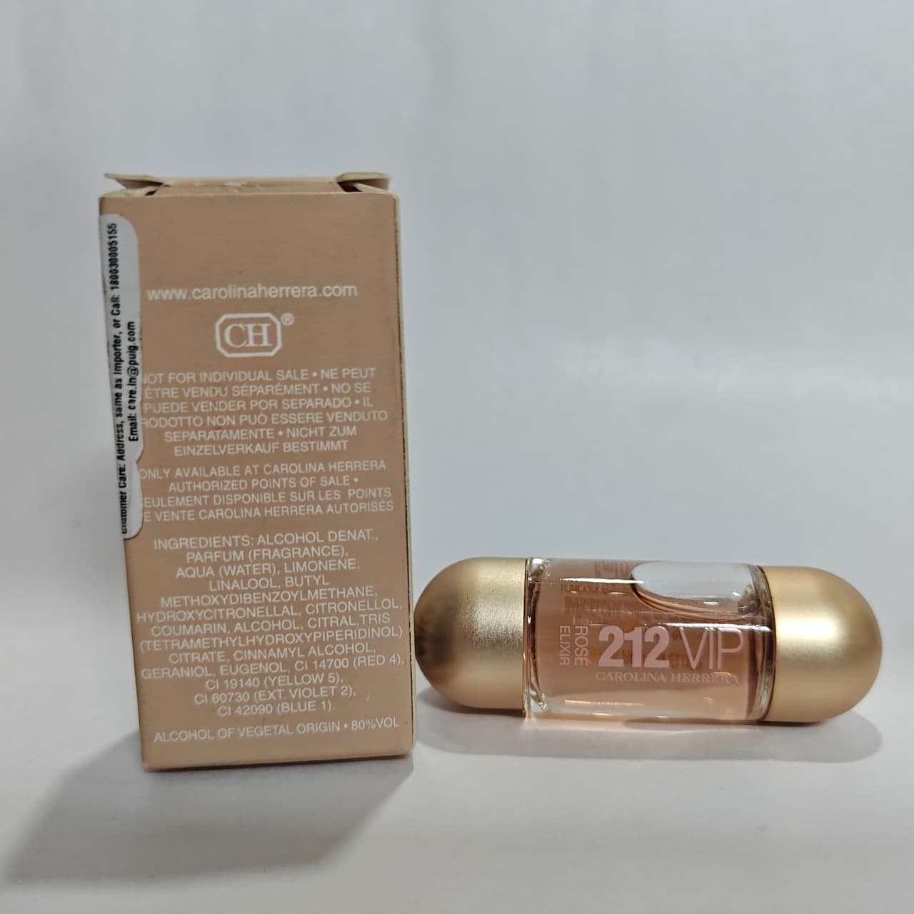 Carolina Herrera 212 VIP Rose Elixir (5ml)
