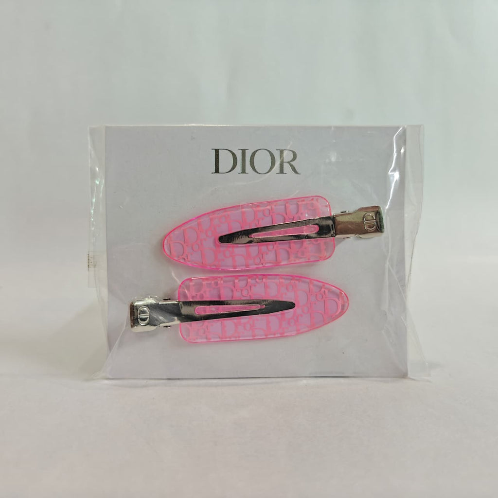 Dior Backstage pink resin hair clip