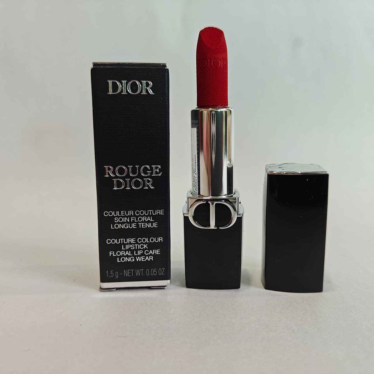 Dior Rouge Dior Lipstick - Red Shade 777 velvet farheneit mini