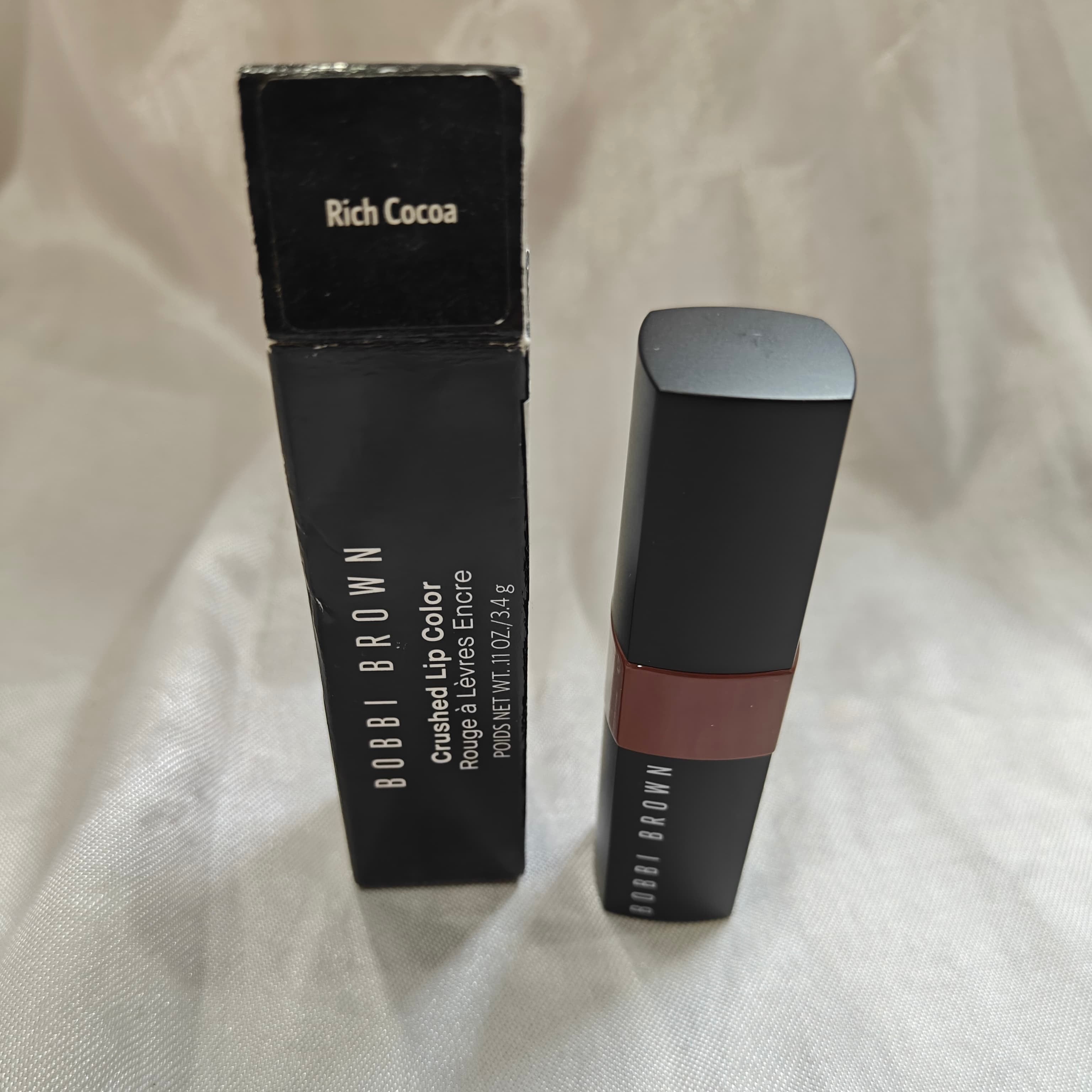 Bobbi Brown Crushed Lip Color Shade Rich Cocoa Full Size Lipstick