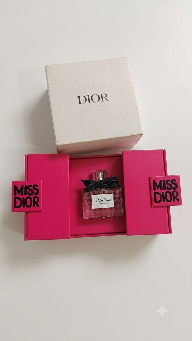 Miss Dior Miniature Perfume Gift Set with Limited Edition Box(Hot pink)